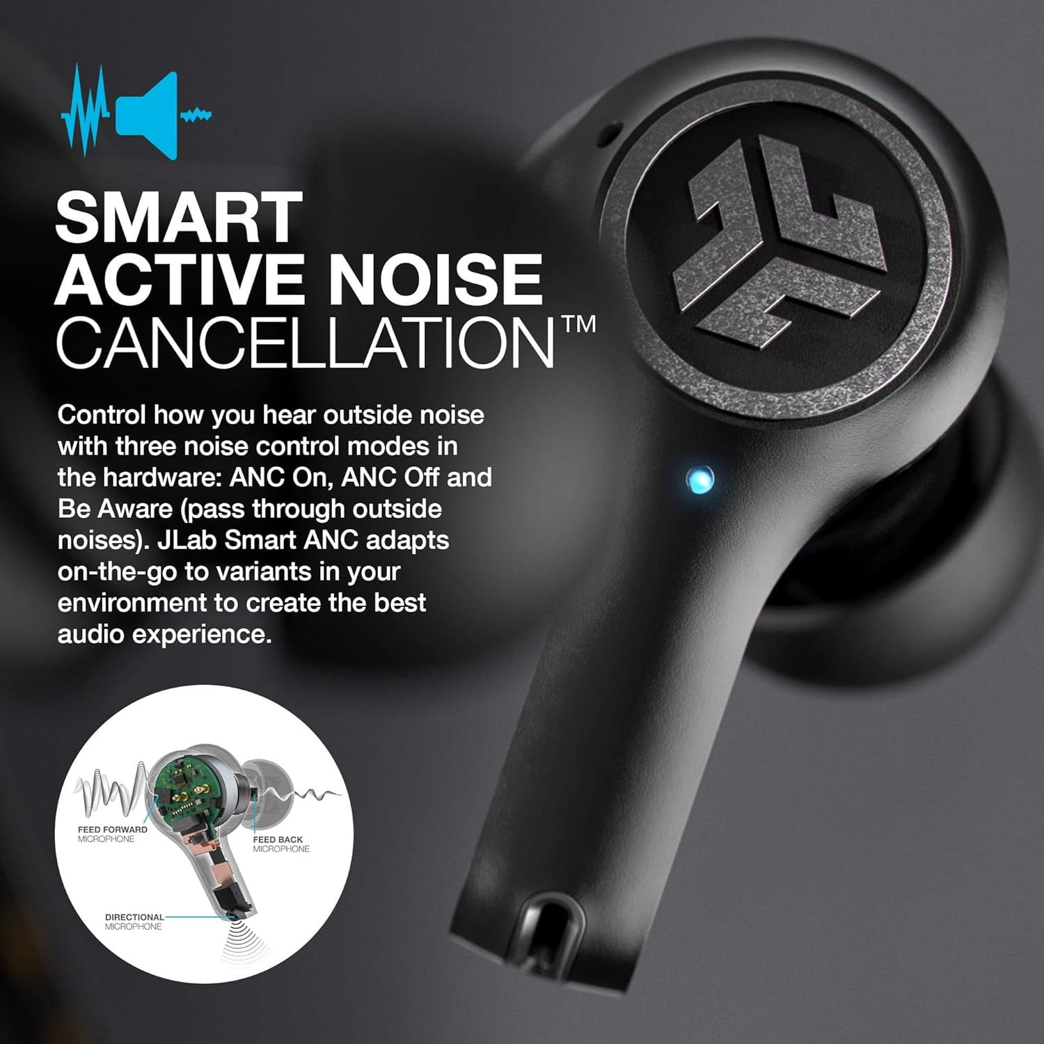 Jab Epic Air Active Noise Cancelling True Wireless Bluetooth Earbuds popular