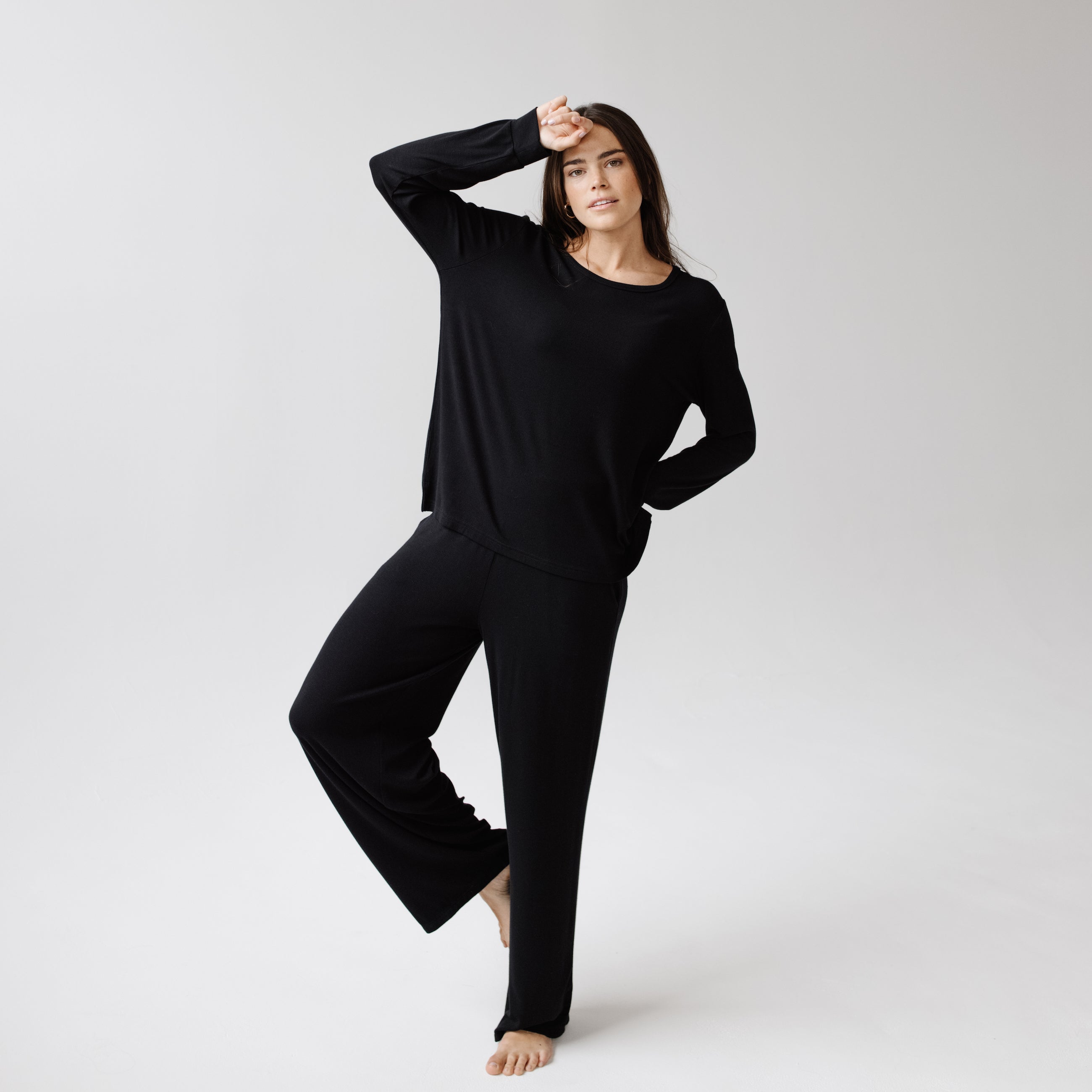 Women's Bamboo Rib-knit Lounge Pant | Cosmopolitan Shop