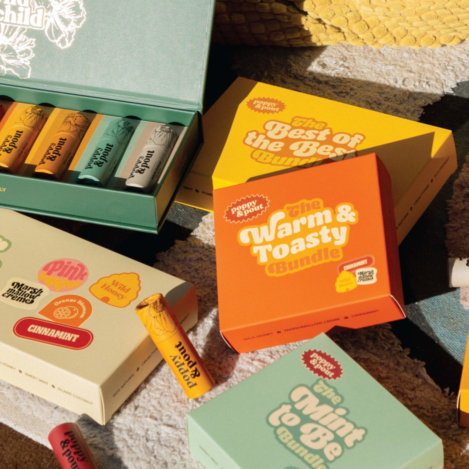 Lip Balm Trio Gift Set The Warm & Toasty Collection Cosmopolitan Shop