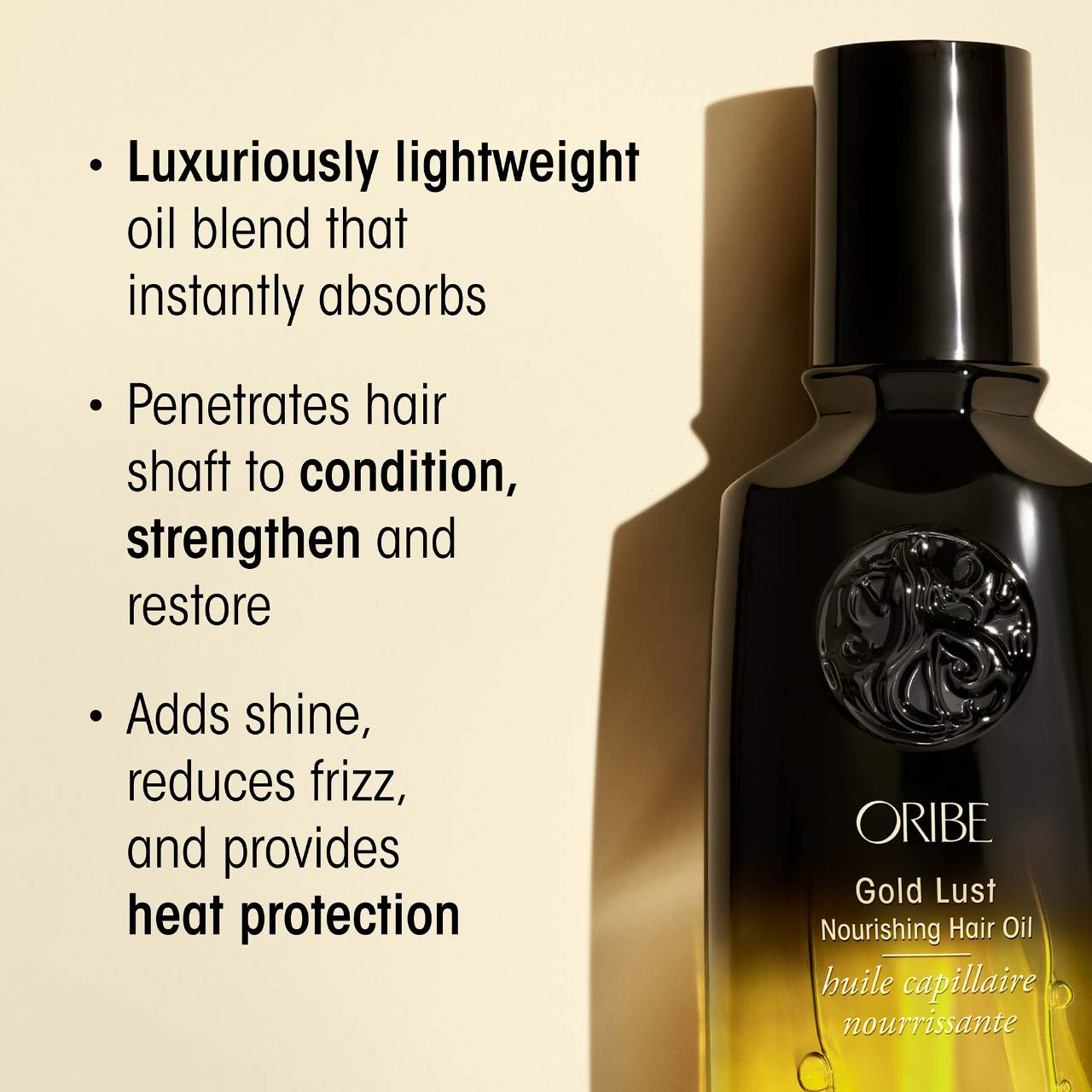 HUGE ORIBE GOLD LUST BUNDLE !! Shampoo Conditioner Oil Texture Spray hotsell Heat Spray