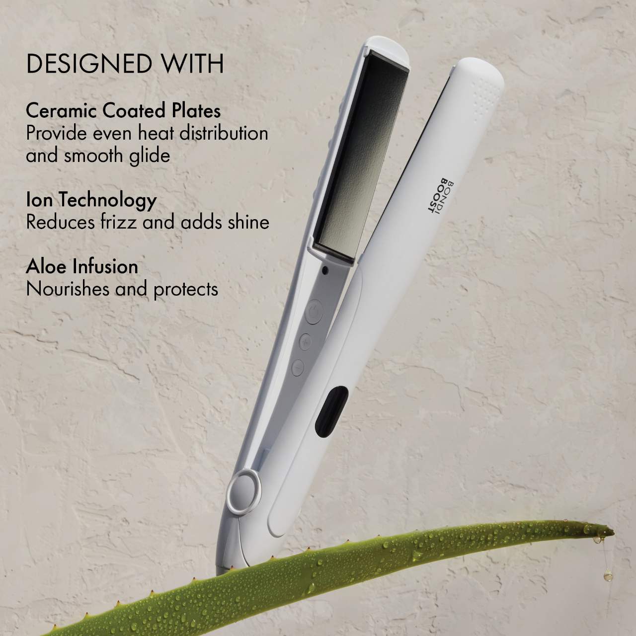 Ceramic plated flat iron hotsell