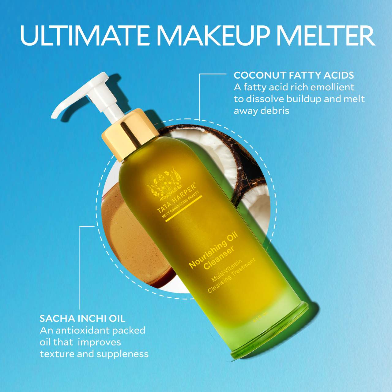 Nourishing Makeup Removing Oil Cleanser With Squalene And Vitamin E