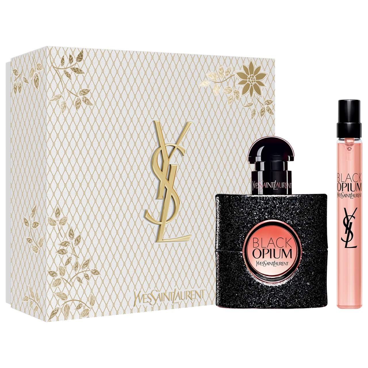 YVES SAINT LAURENT Black Opium Eau De Parfum Gift Set 1oz shops / 0.33oz Authentic