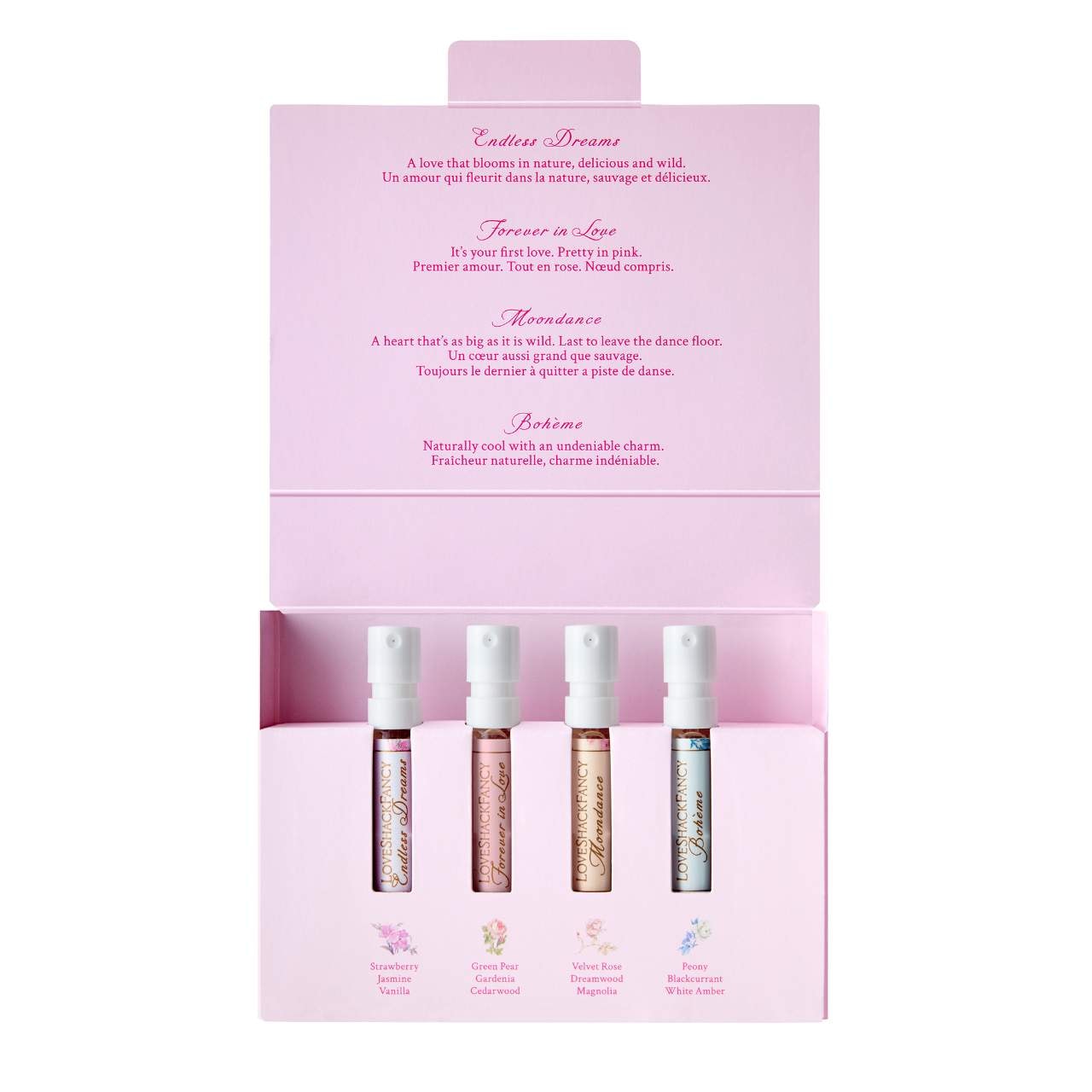 ☆LoveShackFancy☆ Perfume Library ミニ香水 4種類セット Perfume Library Travel Spray Gift Set | Women's Health Shop