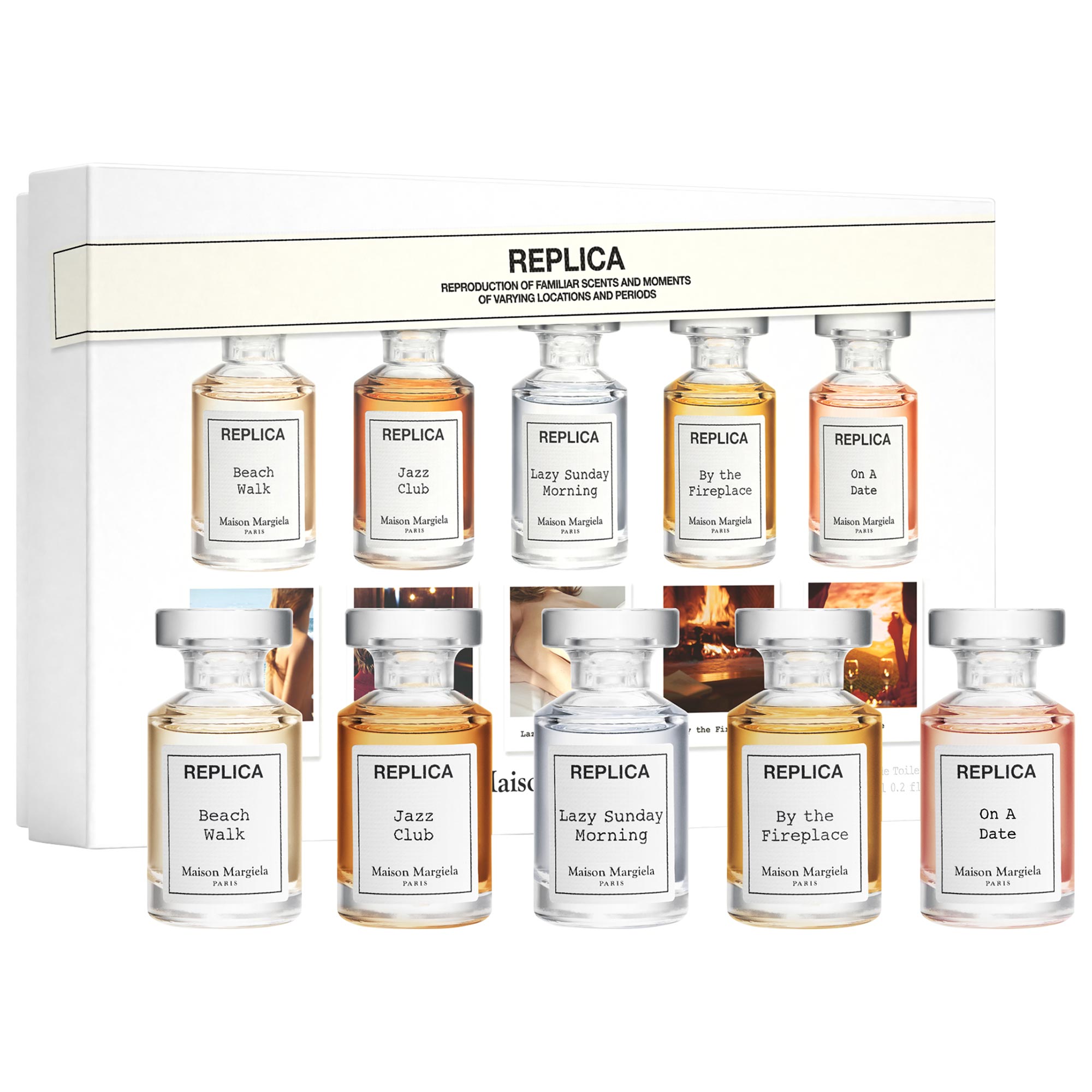 REPLICA by the fireplace store perfume set