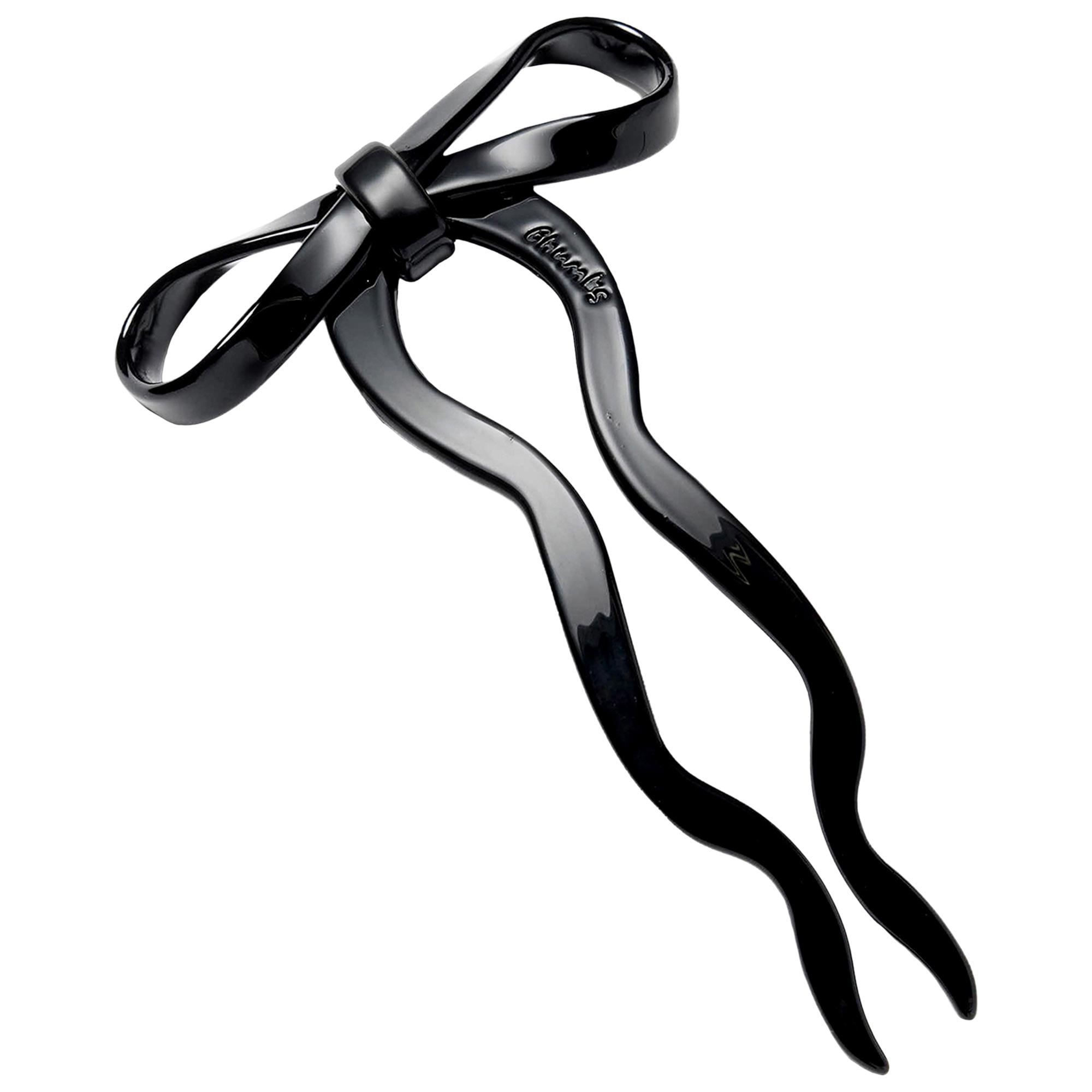 ★SENTIMENTS★ NO.441 [BLACK] RIBBON KONT XS HAIR PIN NO.441 [SILVER] RIBBON KONT XS HAIR PIN - SENTIMENTS | 60