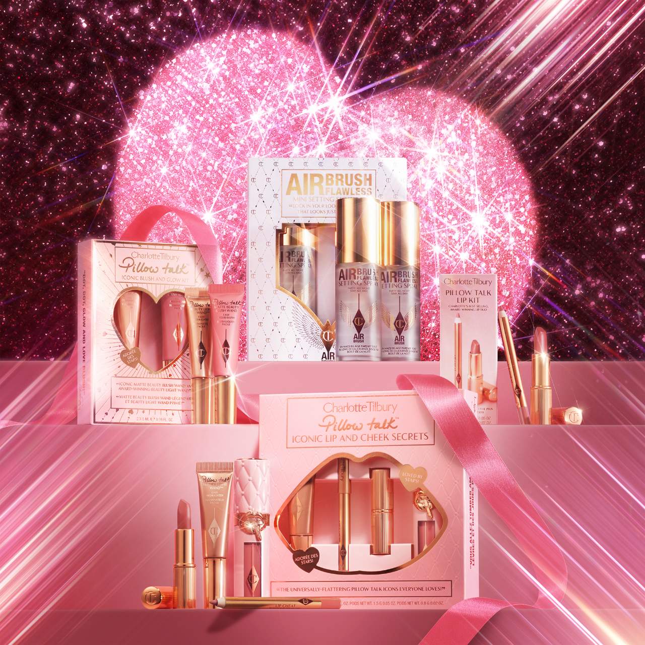 pillow talk lip and cheek secrets set make up