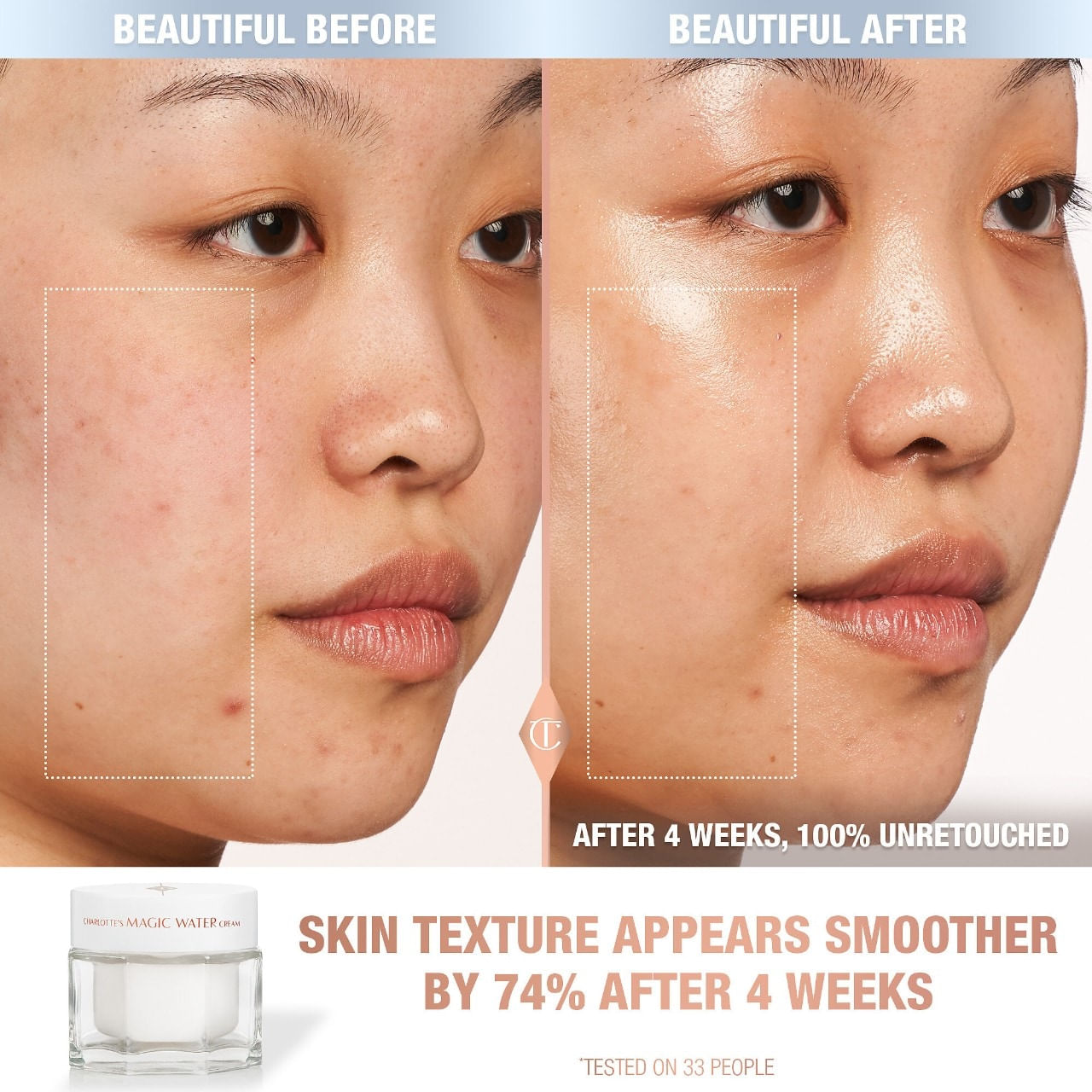 マジック ウォーター クリーム 50ml Magic Water Cream Refillable Gel Moisturizer With