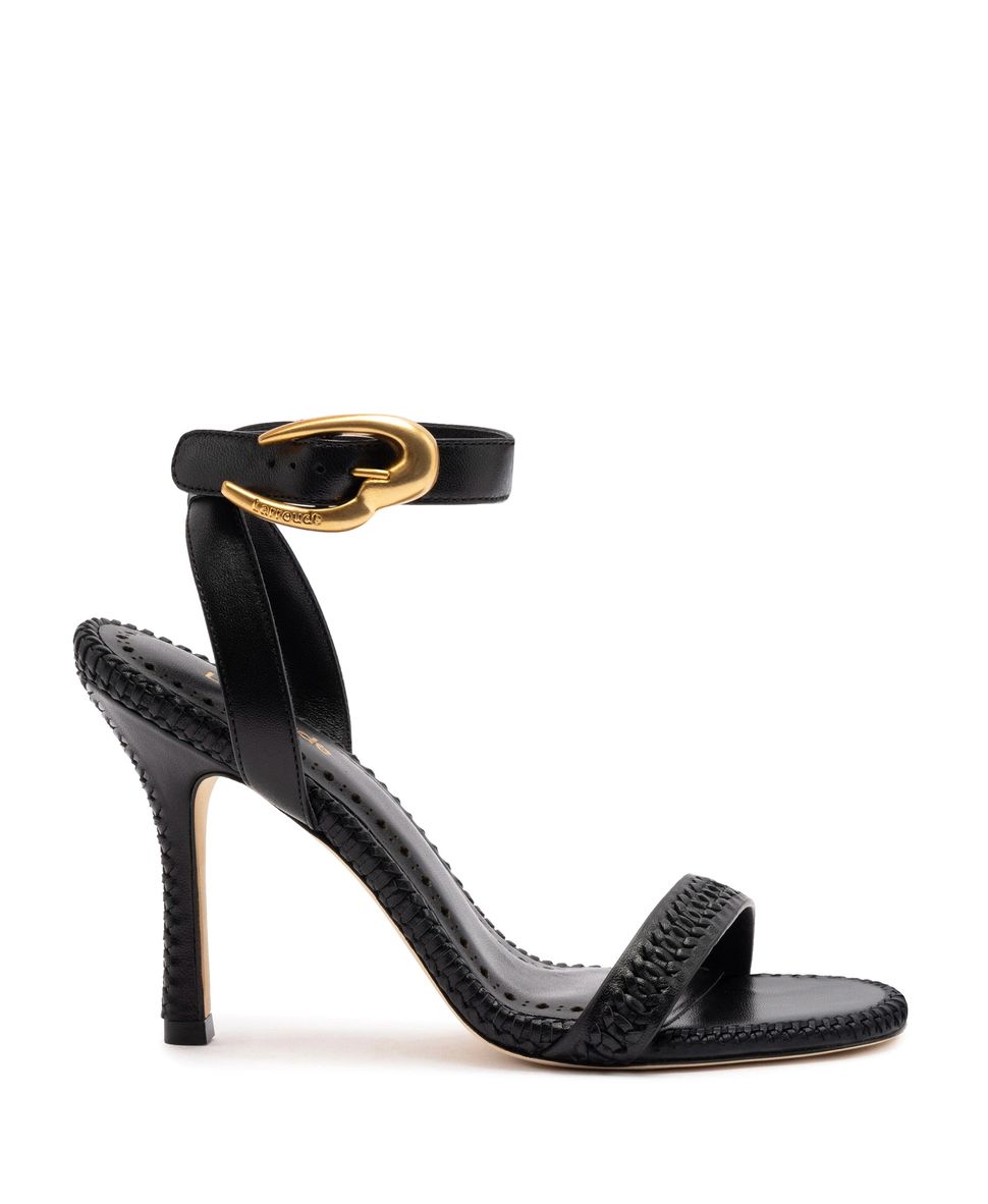 Larroudé<br><B>Verona Sandal In Leather</B>