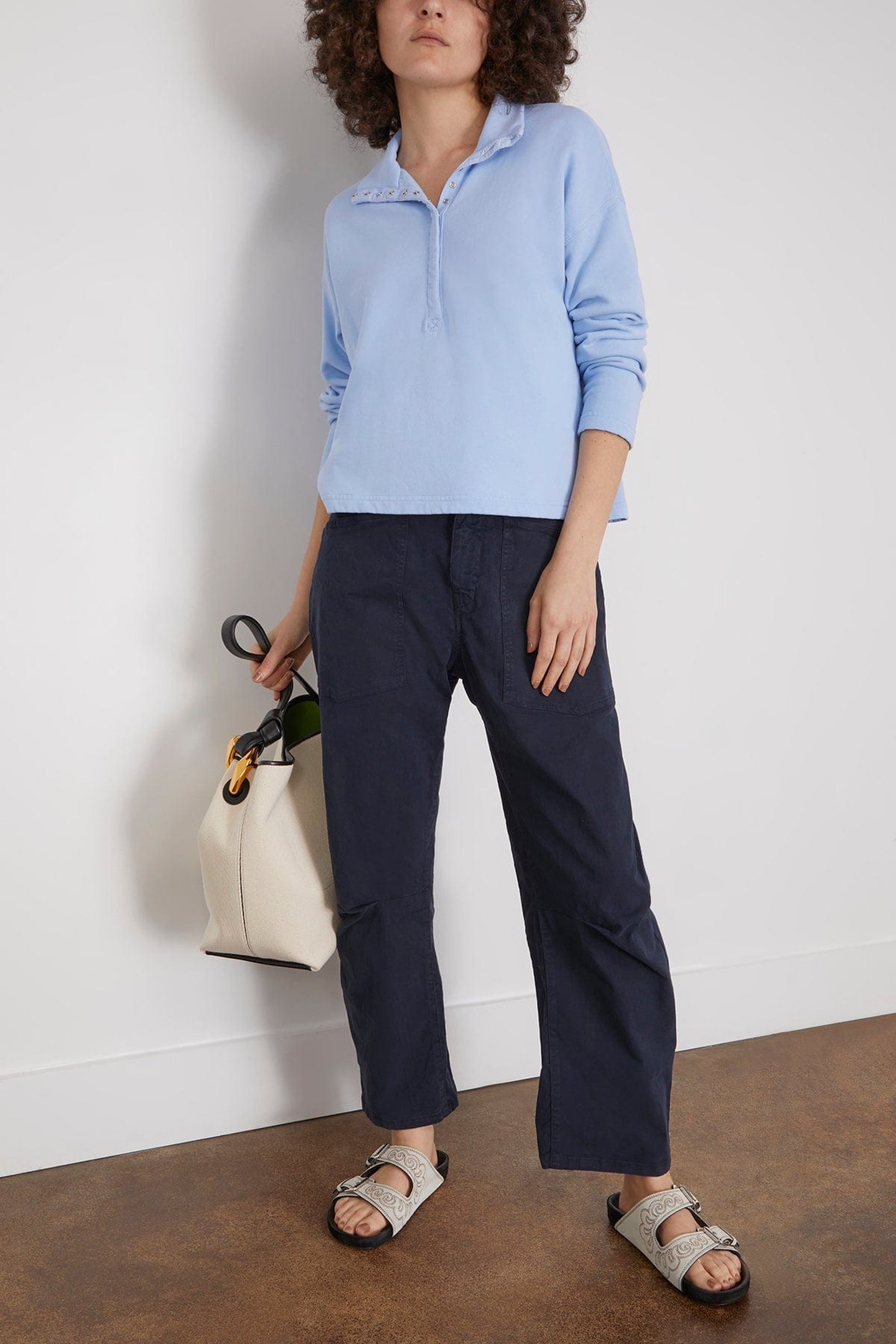 Mccoy Sweatshirt in Peri Sky | Cosmopolitan Shop