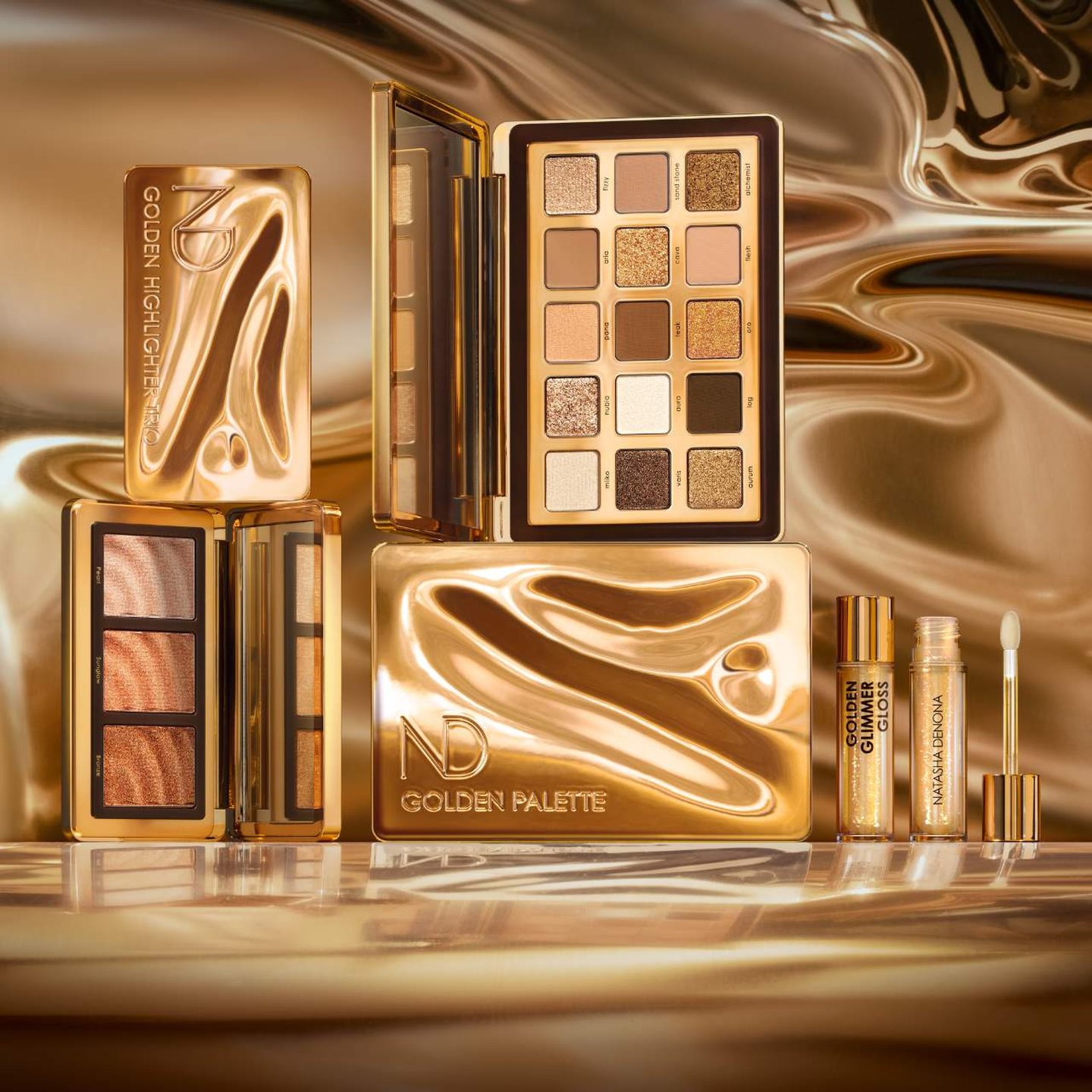 ネットオフ 送料得店  Golden Eyeshadow Palette | Cosmopolitan Shop アイシャドウ